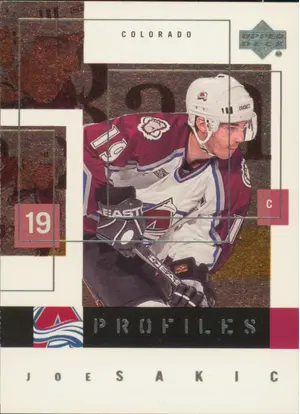 2000-01 UPPER DECK - JOE SAKIC #P2 PROFILES
