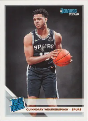 2019-20 Donruss - Quinndary Weatherspoon #243 Rated Rookie