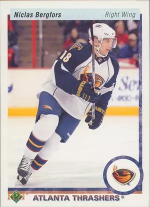 2010-11 UPPER DECK - NICLAS BERGFORS #186 20TH ANNIVERSARY