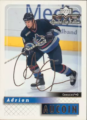1999-00 MVP STANLEY CUP EDITION - ADRIAN AUCOIN #184 SILVER SCRIPT
