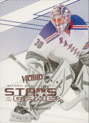 2010-11 VICTORY - HENRIK LUNDQVIST #SOG-HL STARS OF THE GAME