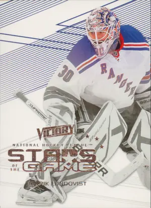 2010-11 VICTORY - HENRIK LUNDQVIST #SOG-HL STARS OF THE GAME