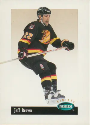 1994-95 PARKHURST - JEFF BROWN #V45 VINTAGE