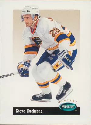 1994-95 PARKHURST - STEVE DUCHESNE #V26 VINTAGE