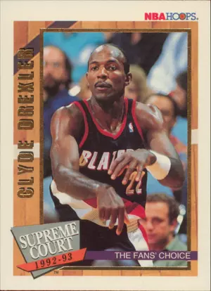 1992-93 NBA Hoops - Clyde Drexler #SC5 Supreme Court