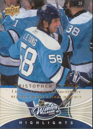 2008-09 UPPER DECK - KRISTOPHER LETANG #WC5 WINTER CLASSIC