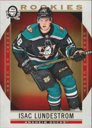 2018-19 O-PEE-CHEE COAST TO COAST - ISAC LUNDESTROM #168 ROOKIE