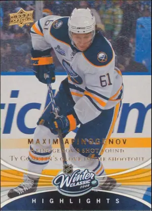2008-09 UPPER DECK - MAXIM AFINOGENOV #WC12 WINTER CLASSIC