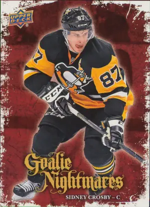 2016-17 UPPER DECK - SIDNEY CROSBY #GN-23 GOALIE NIGHTMARES