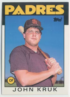 1986 Topps Traded - John Kruk XRC #56T