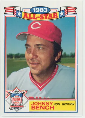 1984 Topps - Johnny Bench All-Star #22