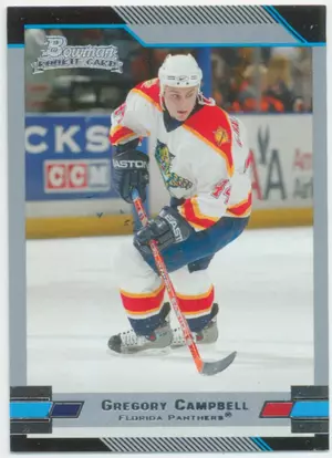 2003-04 BOWMAN DRAFT PICKS - GREGORY CAMPBELL #134 ROOKIE
