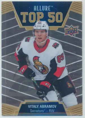 2019-20 ALLURE - VITALY ABRAMOV #T50-27 TOP 50