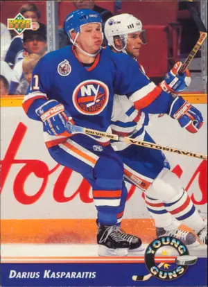 1992-93 UPPER DECK - DARIUS KASPARAITIS #563 YOUNG GUNS
