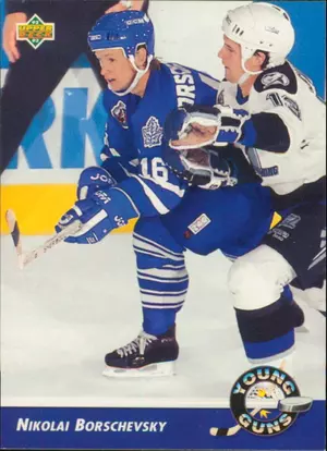1992-93 UPPER DECK - NIKOLAI BORSCHEVSKY #572 YOUNG GUNS