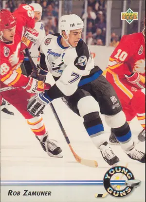 1992-93 UPPER DECK - ROB ZAMUNER #583 YOUNG GUNS
