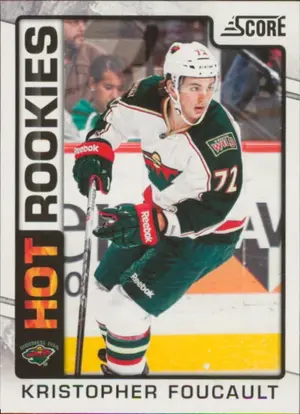 2012-13 SCORE - KRISTOPHER FOUCAULT #510 ROOKIE