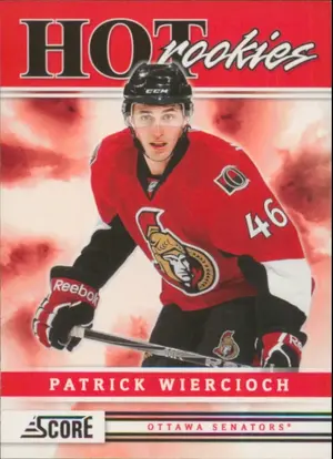 2011-12 SCORE - PATRICK WIERCIOCH #528 ROOKIE