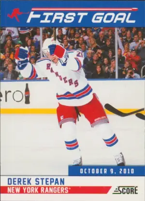 2011-12 SCORE - DEREK STEPAN #4 FIRST GOAL