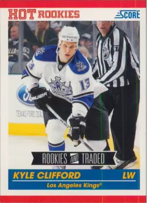 2010-11 SCORE - KYLE CLIFFORD #608 ROOKIE