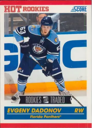 2010-11 SCORE - EVGENY DADONOV #596 ROOKIE