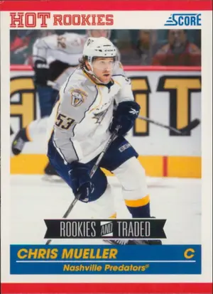 2010-11 SCORE - CHRIS MUELLER #635 ROOKIE
