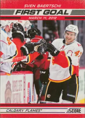 2012-13 SCORE - SVEN BAERTSCHI #FG13 FIRST GOAL