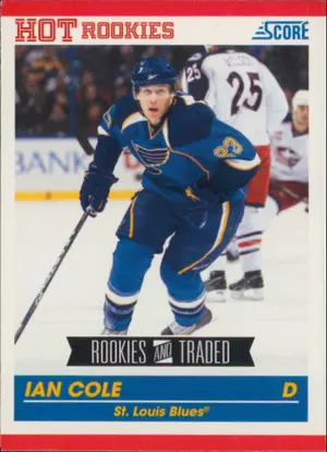 2010-11 SCORE - IAN COLE #647 ROOKIE