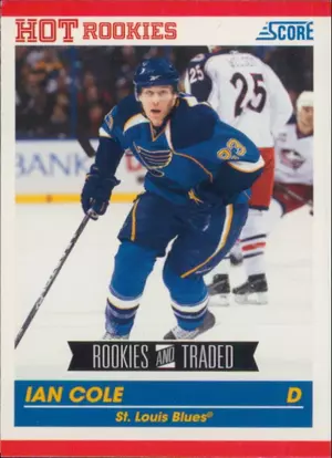 2010-11 SCORE - IAN COLE #647 ROOKIE