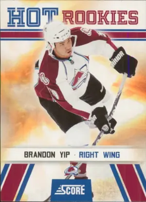 2010-11 SCORE - BRANDON YIP #507 ROOKIE