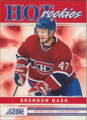 2011-12 SCORE - BRENDON NASH #515 ROOKIE