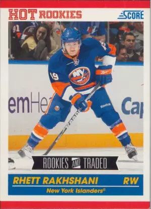 2010-11 SCORE - RHETT RAKHSHANI #638 ROOKIE