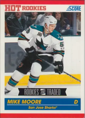 2010-11 SCORE - MIKE MOORE #642 ROOKIE