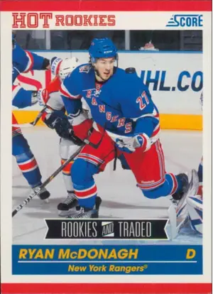 2010-11 SCORE - RYAN McDONAGH #632 ROOKIE