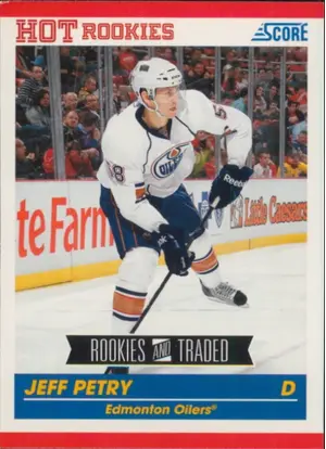2010-11 SCORE - JEFF PETRY #658 ROOKIE