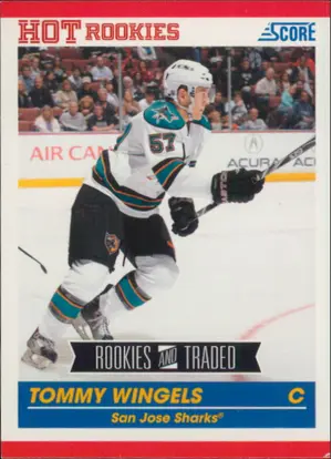 2010-11 SCORE - TOMMY WINGELS #656 ROOKIE
