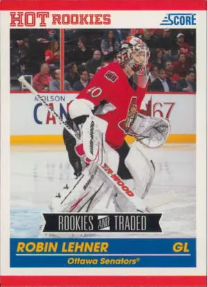 2010-11 SCORE - ROBIN LEHNER #631 ROOKIE