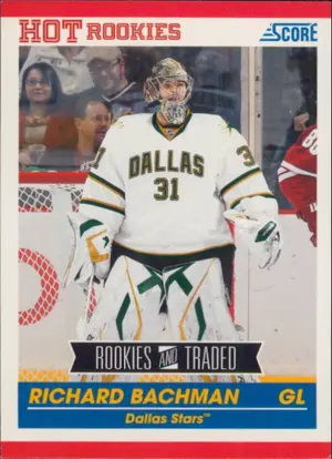 2010-11 SCORE - RICHARD BACHMAN #636 ROOKIE