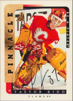 1996-97 BE A PLAYER - TREVOR KIDD #127 AUTOGRAPHS