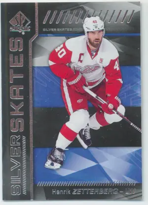 2016-17 SP AUTHENTIC - HENRIK ZETTERBERG #SS-HZ SILVER SKATES