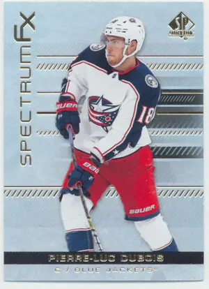 2019-20 SP AUTHENTIC - PIERRE-LUC DUBOIS #S-27 SPECTRUM FX (UNSCRATCHED)