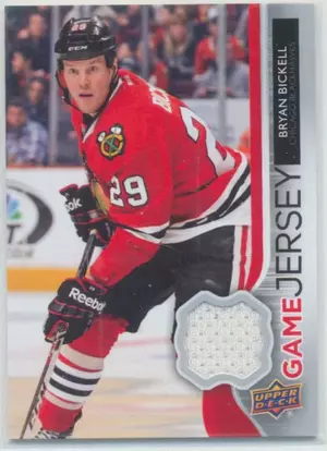 2014-15 UPPER DECK - BRYAN BICKELL #GJ-BI GAME JERSEY