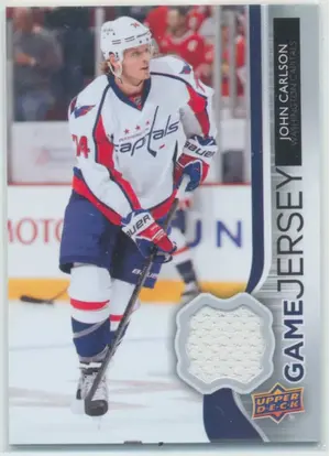 2014-15 UPPER DECK - JOHN CARLSON #GJ-CA GAME JERSEY