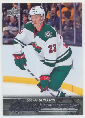 2015-16 UPPER DECK - GUSTAV OLOFSSON #486 YOUNG GUNS