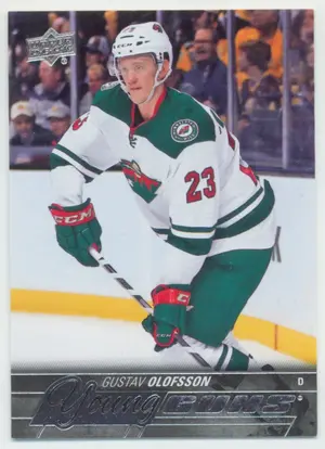 2015-16 UPPER DECK - GUSTAV OLOFSSON #486 YOUNG GUNS