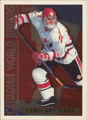 1995-96 TOPPS - JASON BOTTERILL #14CJ CANADIAN WORLD JUNIORS
