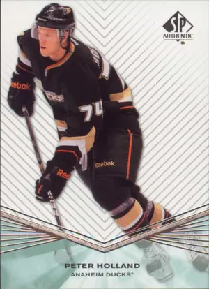 2011-12 SP AUTHENTIC - PETER HOLLAND #R1 ROOKIE EXTENDED