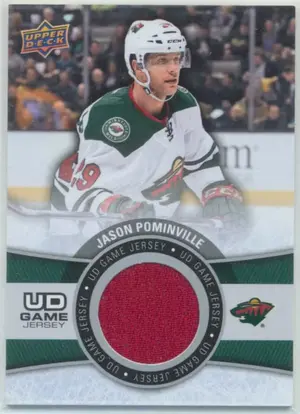 2015-16 UPPER DECK - JASON POMINVILLE #GJ-JP GAME JERSEY