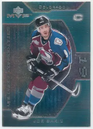 2001-02 MVP - JOE SAKIC #VC3 VALUABLE COMMODITIES