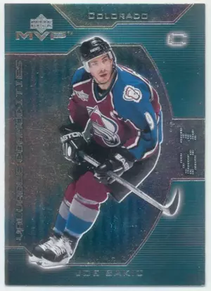 2001-02 MVP - JOE SAKIC #VC3 VALUABLE COMMODITIES